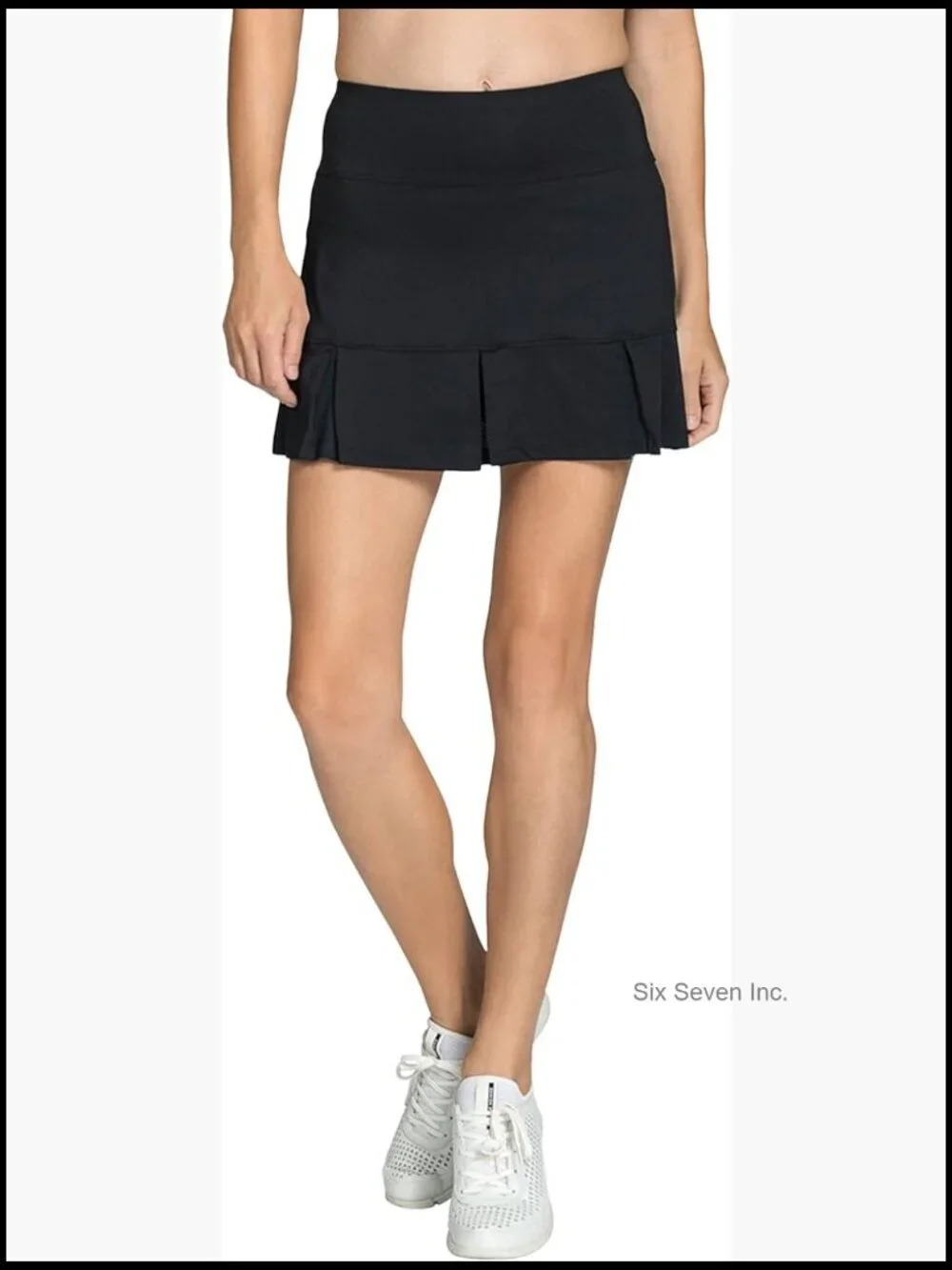 Pleated Skort with Moisture-Wicking Built-in Shorties